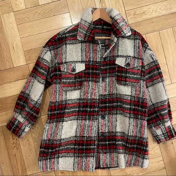 Bagatelle plaid shirt jacket (Shacket) - Picture 5 of 7